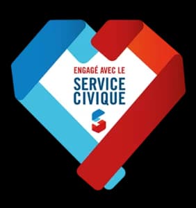 Engagé avec le service civique